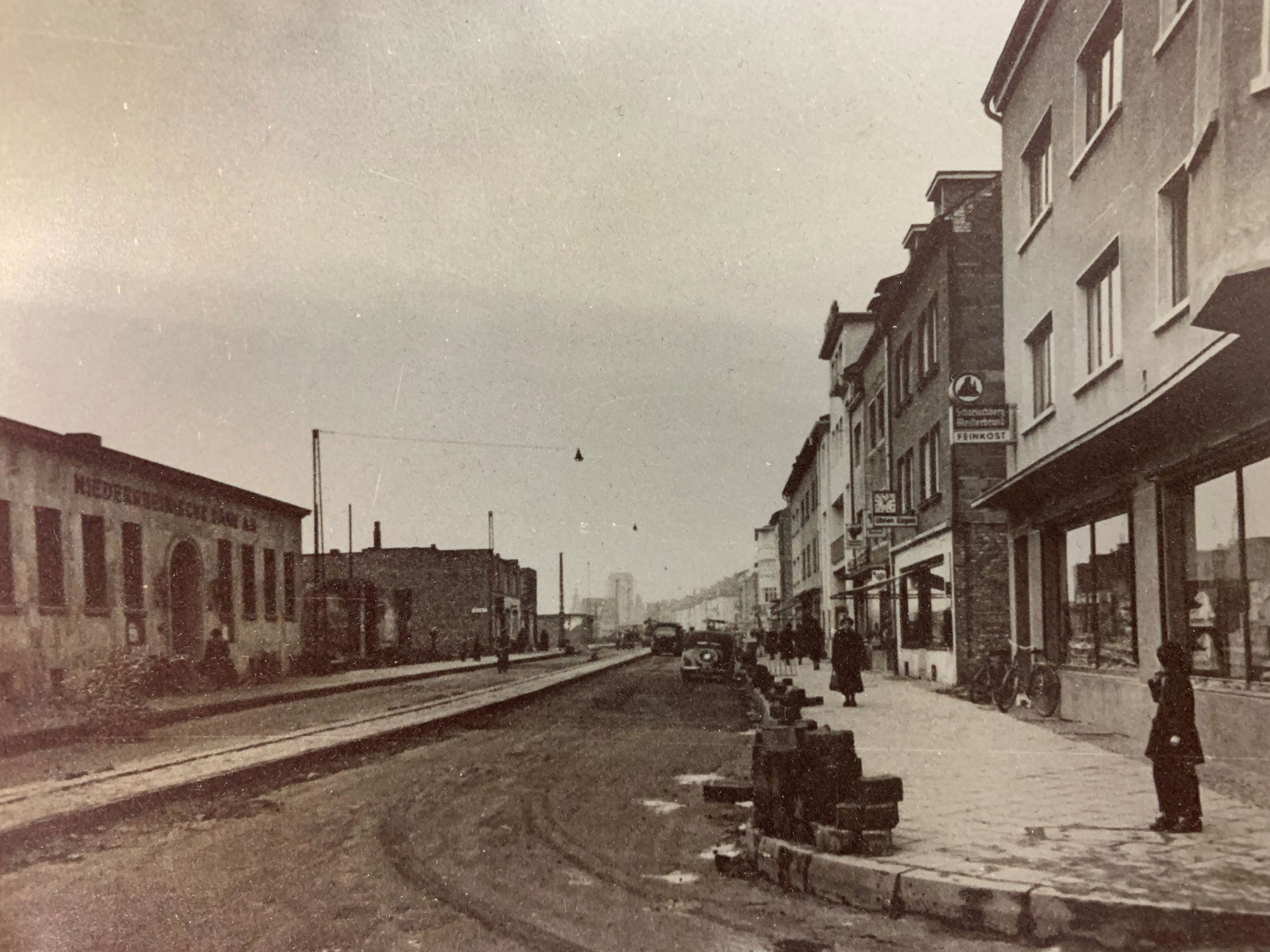 Foto alte Hohe Straße von Tenhaeff